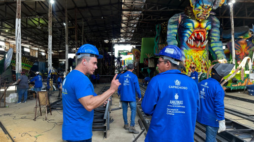 Pela valorização e mais segurança ao artista, gestão de Rossy Amoedo constrói novo galpão de alegorias e amplia patrimônio do Caprichoso