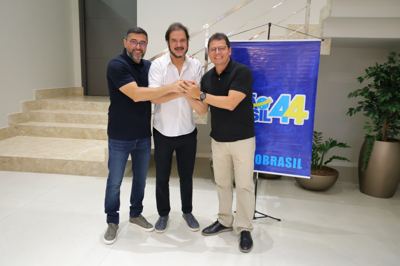 Pré-candidato a deputado estadual, Marcellus Campêlo participa de recepção a Antônio Rueda, em Manaus