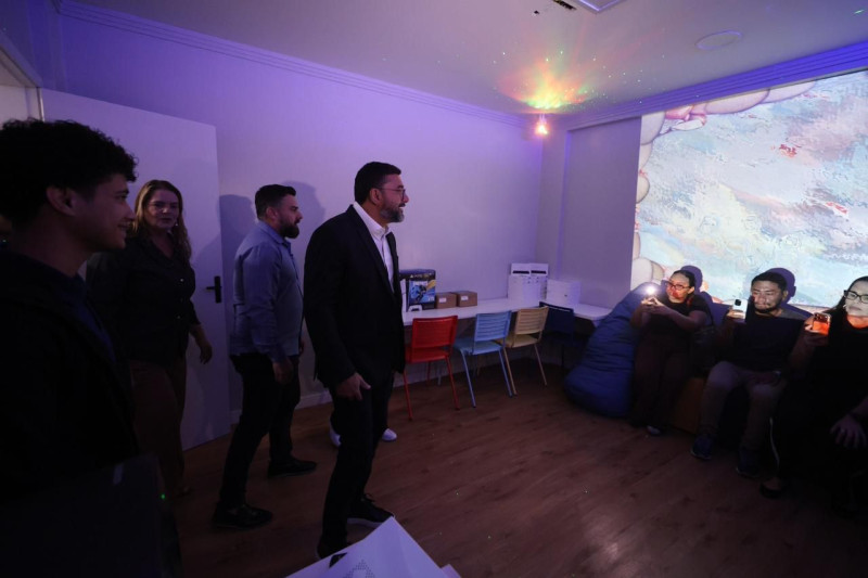 Governador Wilson Lima vistoria obras do Centro de Atenção Integral Juventude TEA, em Manaus