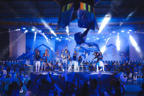 Ensaio Show: Caprichoso exalta Raça Azul e realiza Mutirão para apoiar Marciele Albuquerque