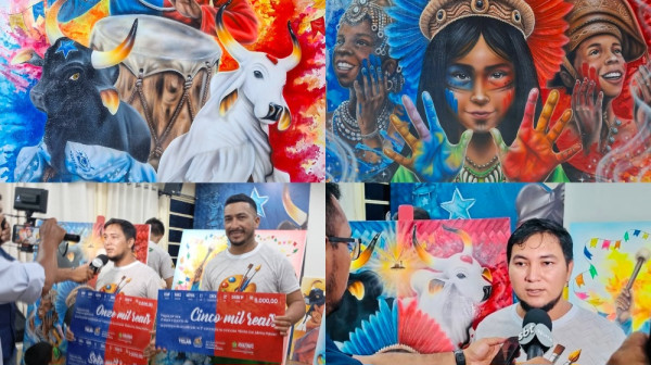 Telas do Festival de Parintins 2026 vencedoras