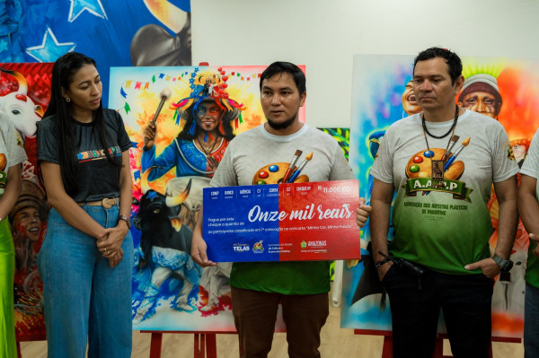 Obra “Parintins, a Cor da Minha Raça”é escolhida como tela do Festival de Parintins 2026