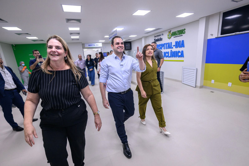 Na reta final das obras, governador interino Roberto Cidade vistoria Policlínica e Hospital-Dia do Complexo Hospitalar Sul