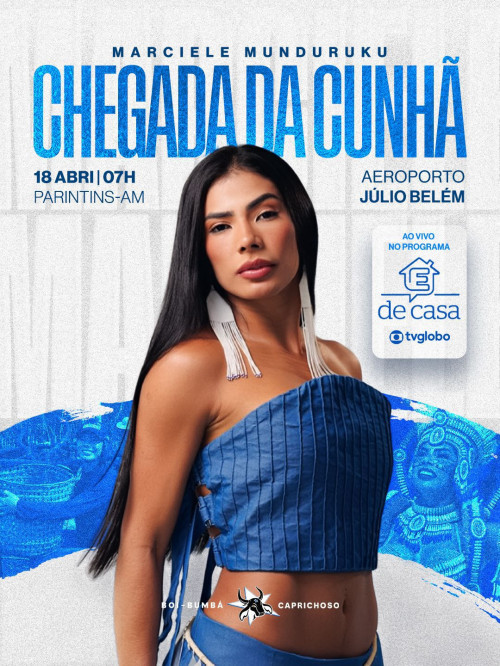 Parintins recebe Marciele Albuquerque, voz da Amazônia e símbolo da cultura popular brasileira