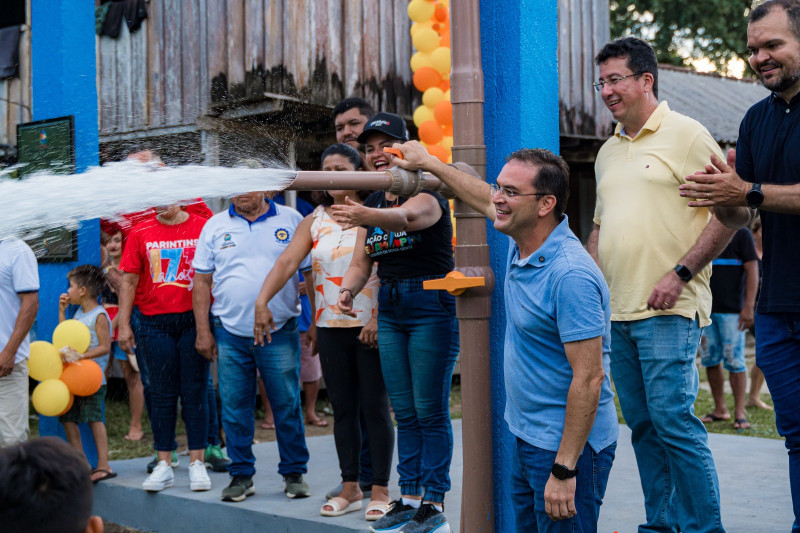 Na zona rural de Parintins, São Pedro do Marajó ganha novo sistema de abastecimento de água