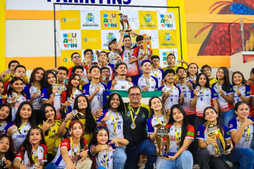 Handebol é tetracampeão, voleibol fatura 2 ouros e futsal juvenil masculino fecha campanha dourada de Parintins no Polo III