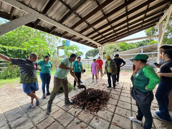 Agricultores de Parintins recebem capacitação no Programa Quintais Produtivos