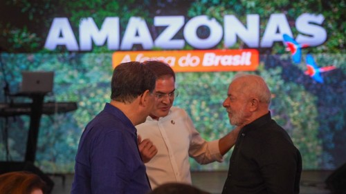 Prefeito Mateus encontra presidente Lula, agradece e destaca investimentos históricos no Baixo Amazonas e Parintins