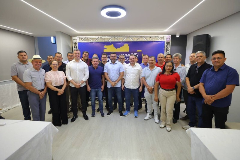 Wilson Lima reúne prefeitos e vice-prefeitos da federação União Progressista no Amazonas