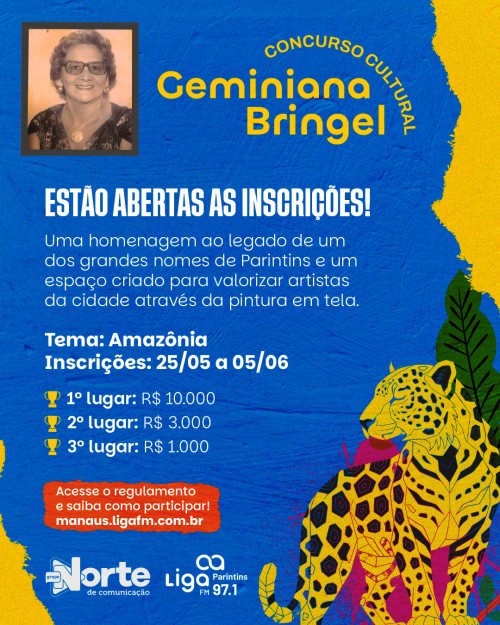 Concurso Cultural vai premiar artistas de Parintins com até R$ 10 mil em pintura temática sobre a Amazônia