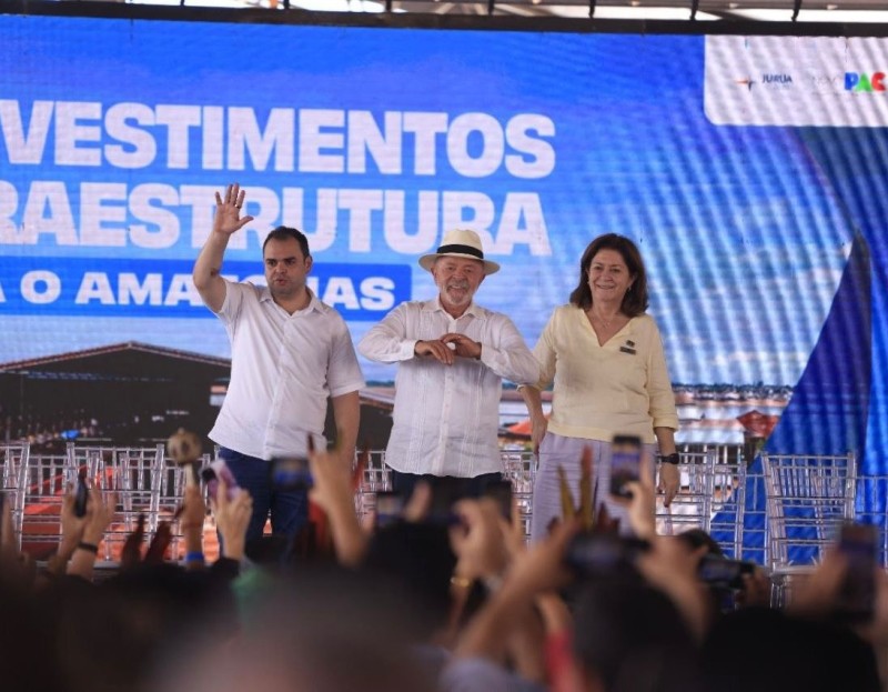 Ao lado do presidente Lula, governador Roberto Cidade destaca investimentos históricos e reforça avanço das obras na BR-319 no Amazonas