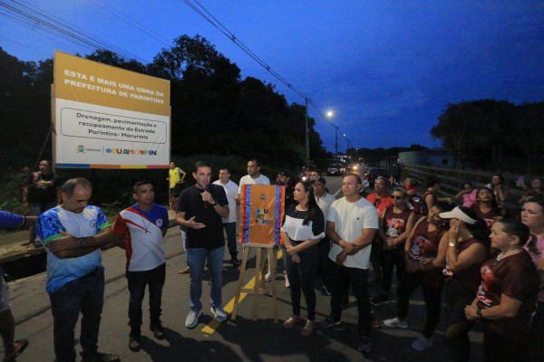 Obra histórica de drenagem é entregue e garante mais mobilidade aos moradores do Macurani