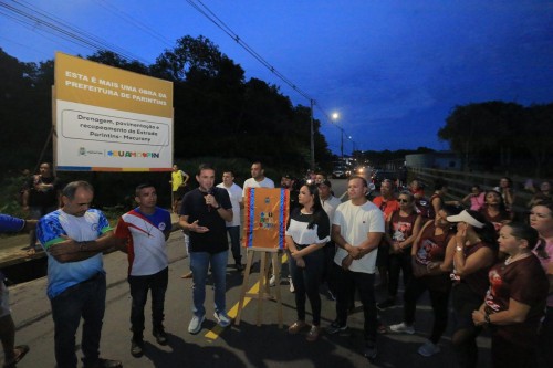 Obra histórica de drenagem é entregue e garante mais mobilidade aos moradores do Macurani