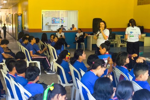 Operação Excelsior 2026: estudantes da escola Santa Luzia recebem palestra sobre saúde emocional