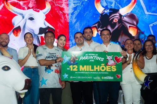 Prefeitura de Parintins e Governo do Amazonas firmam convênio de R$ 12 milhões para preparação do Festival de Parintins 2026