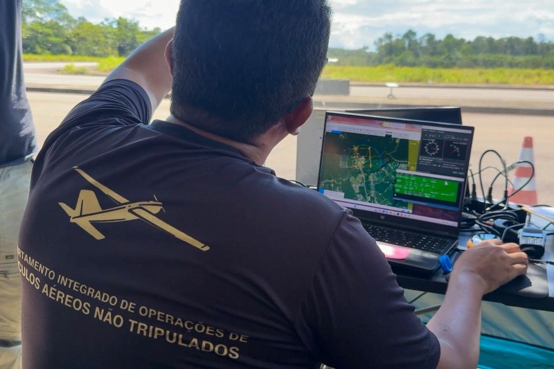 SSP-AM inicia operação com aeronave não tripulada em combate ao narcotráfico no Amazonas