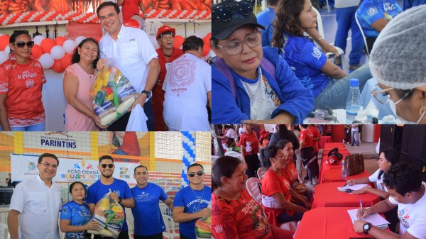 Prefeito Mateus Assayag realiza Ação Cidadã com trabalhadores do bois Caprichoso e Garantido