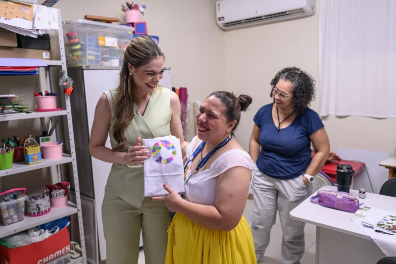 Primeira-dama Thaisa Cidade entrega equipamentos ao Abrigo Moacyr Alves e reforça apoio a instituições sociais por meio do FPS