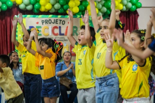 Projeto Reciclar reúne famílias e destaca educação ambiental no CEI Mirinópolis