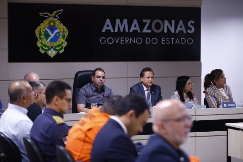 Governador Roberto Cidade coordena reunião do Comitê Permanente de Enfrentamento a Eventos Climáticos e intensifica ações para o período de estiagem