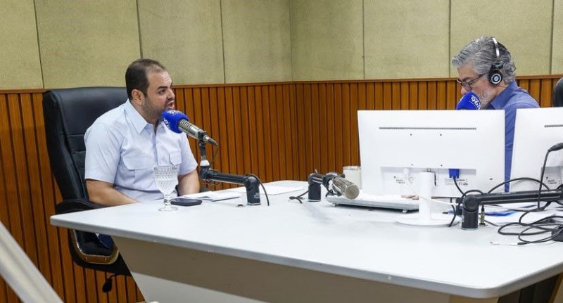 À Rádio Difusora, governador Roberto Cidade faz balanço de dois meses de gestão junto ao Executivo Estadual