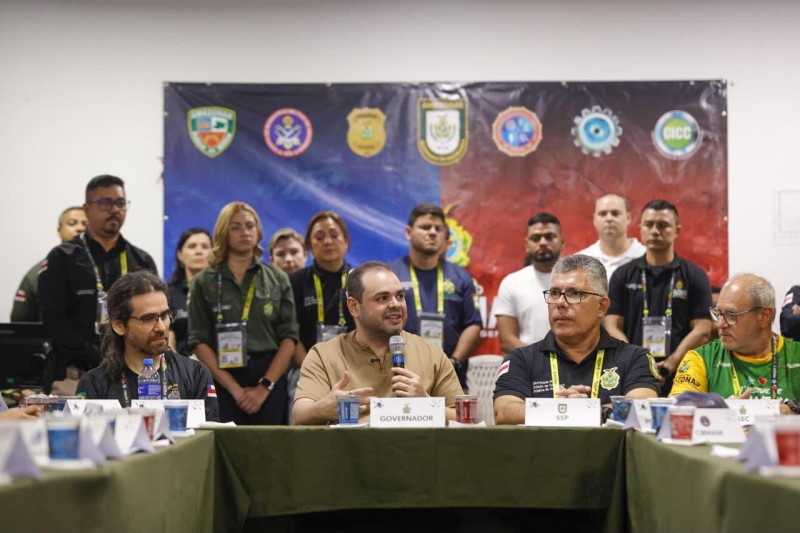 Governador Roberto Cidade destaca compromisso e experiência de órgãos integrados em visita ao CICC-L