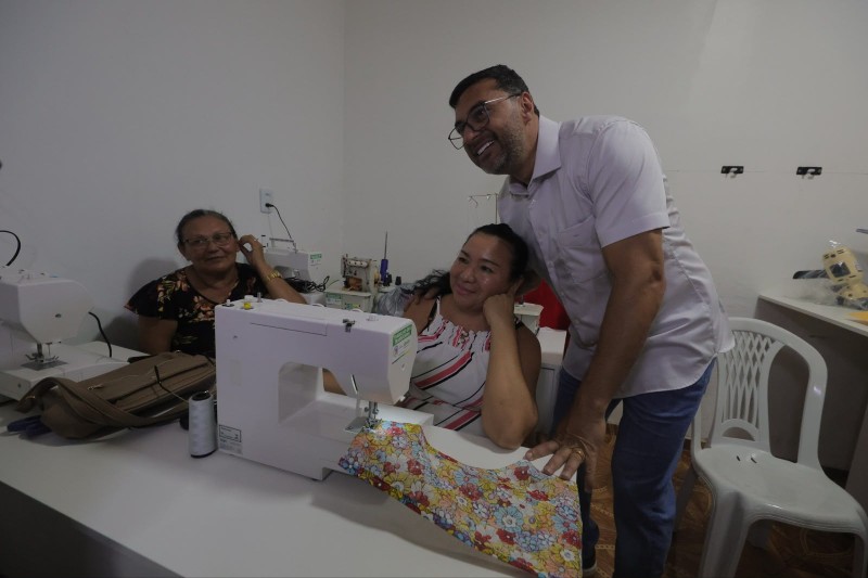 Durante visita a instituto, Wilson Lima destaca apoio a quase 700 projetos de assistência social, beneficiando mais de 250 mil pessoas em todo o Amazonas