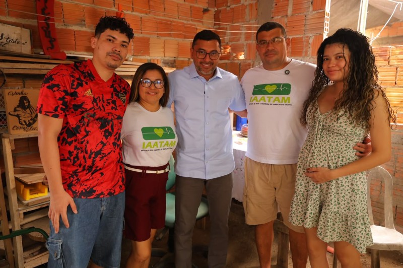 Em visita a paciente transplantado, Wilson Lima ressalta avanço do programa que já realizou mais de 300 transplantes