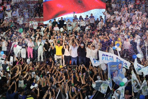 Convenção reúne 49 prefeitos e lideranças de todo o Amazonas em grande evento de apoio a Omar Aziz e Eduardo Braga