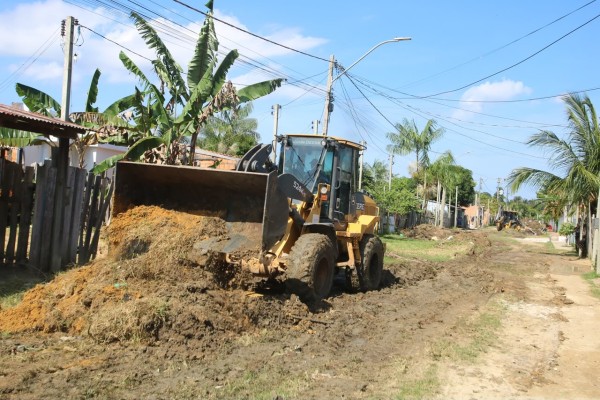 Prefeitura de Parintins inicia primeira etapa das obras de infraestrutura no bairro Nova Conquista