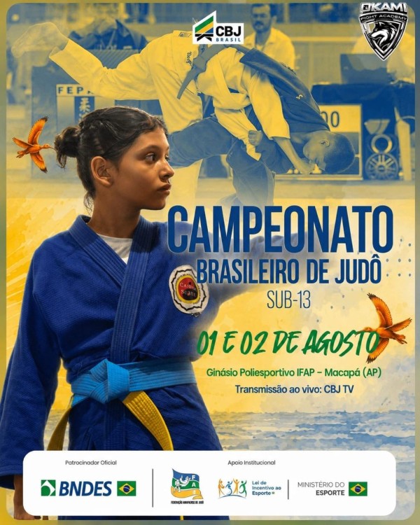 Parintinense Luiza Tavares disputa Campeonato Brasileiro de Judô Sub-13 em Macapá