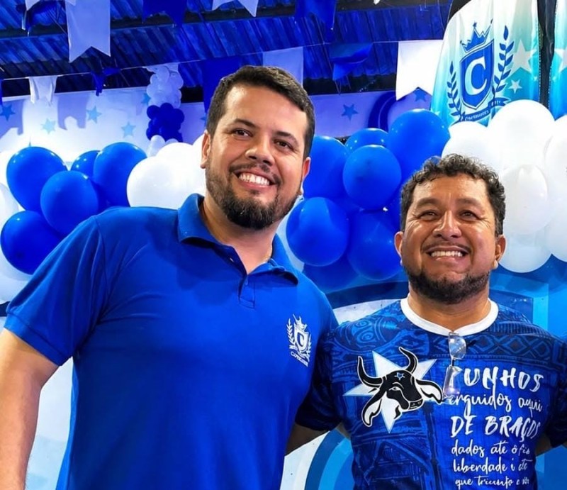 Diego Mascarenhas e Edwan Oliveira oficializam candidatura à presidência do Caprichoso