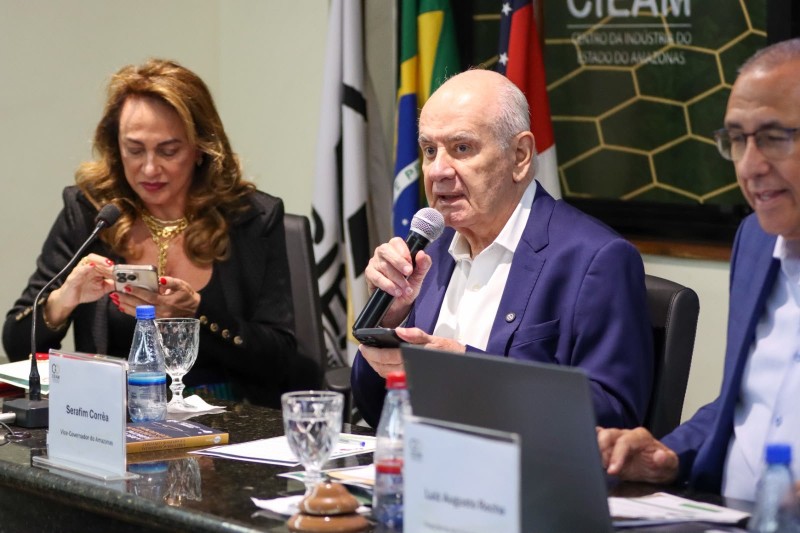Vice-governador Serafim Corrêa destaca importância da Zona Franca de Manaus durante reunião do Conselho Superior do Cieam