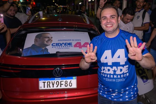Roberto Cidade dá início à campanha eleitoral com mobilização na capital e no interior