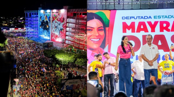 Mayra Dias leva mais de 40 mil pessoas as ruas de Parintins em lançamento da candidatura