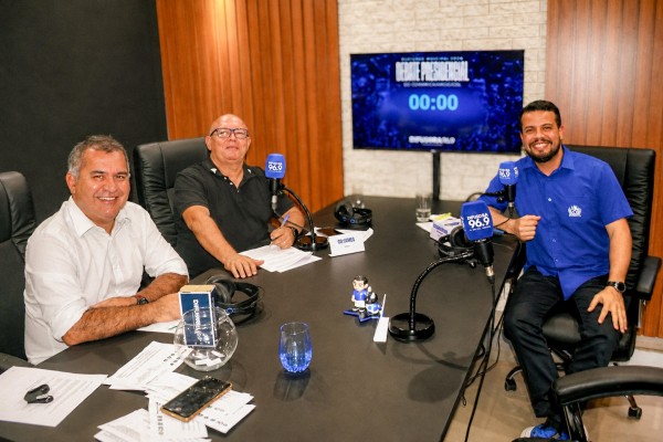 No debate da Rádio Difusora, Diego Mascarenhas destaca preparo e experiência para presidir o Boi Caprichoso