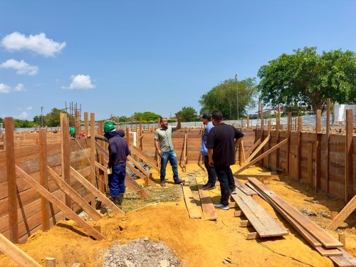 Prefeitura de Parintins acompanha obra do novo CAPS Tipo II