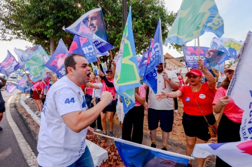 Apoiadores de Cidade mobilizam as seis zonas de Manaus em bandeiraços
