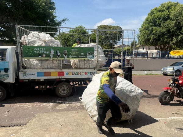 Escolas de Parintins já arrecadaram seis toneladas de recicláveis no projeto Escola que Recicla