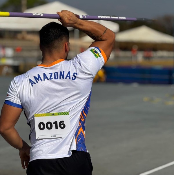 Amazonense Pedro Nunes conquista ouro e quebra recorde do lançamento de dardo no JUBs 2026