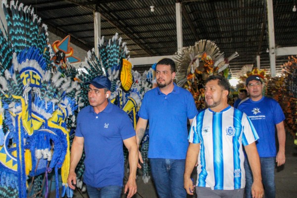 Caprichoso inicia transição de comando, entrega das chaves e vistoria dos patrimônios ao novo presidente Diego Mascarenhas