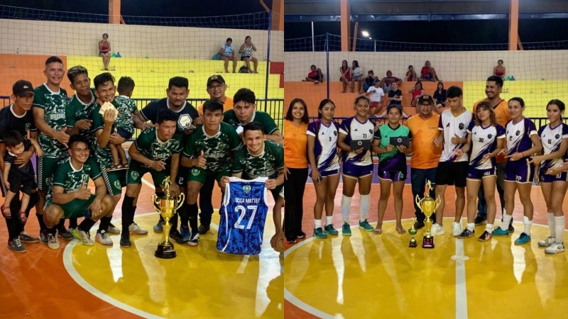 Sítio São José e Amigas da Duda conquistam a I Copa Antônio Carvalho de Futsal em Vila Amazônia