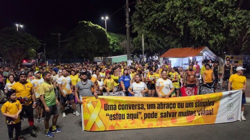 Atividades físicas e corridão encerram campanha de valorização da vida em Parintins
