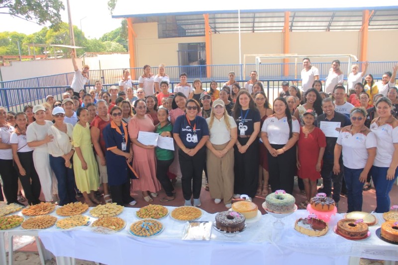 Prefeitura e SENAC certificam moradores da Vila Amazônia qualificados para o mercado de trabalho na área de gastronomia