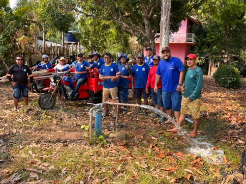 Para melhorar abastecimento de água no Parananema, Prefeitura de Parintins e SAAE instalam três novas bombas submersas