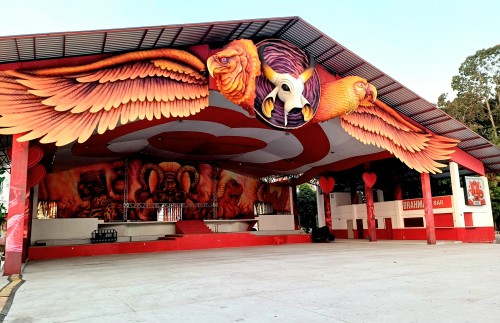 Boi Garantido prepara galpões e ateliês para o Festival de Parintins 2027