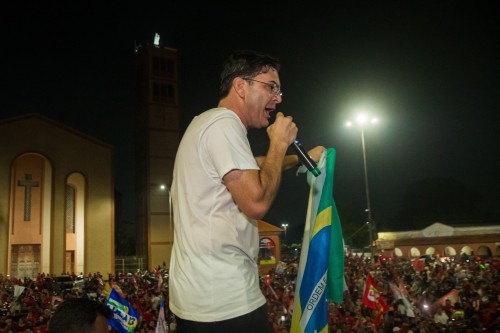 Prefeito Mateus Assayag lidera articulação em Parintins e garante votação histórica para Omar Aziz e Lula