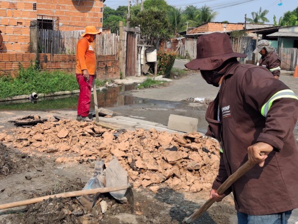 Prefeitura intensifica serviços operacionais de infraestrutura no Itaúna II