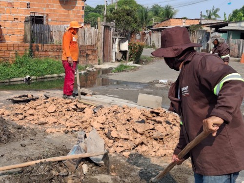 Prefeitura intensifica serviços operacionais de infraestrutura no Itaúna II