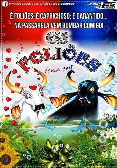 Caprichoso e Garantido serão tema do Bloco Os Foliões de São Luiz no Maranhão 